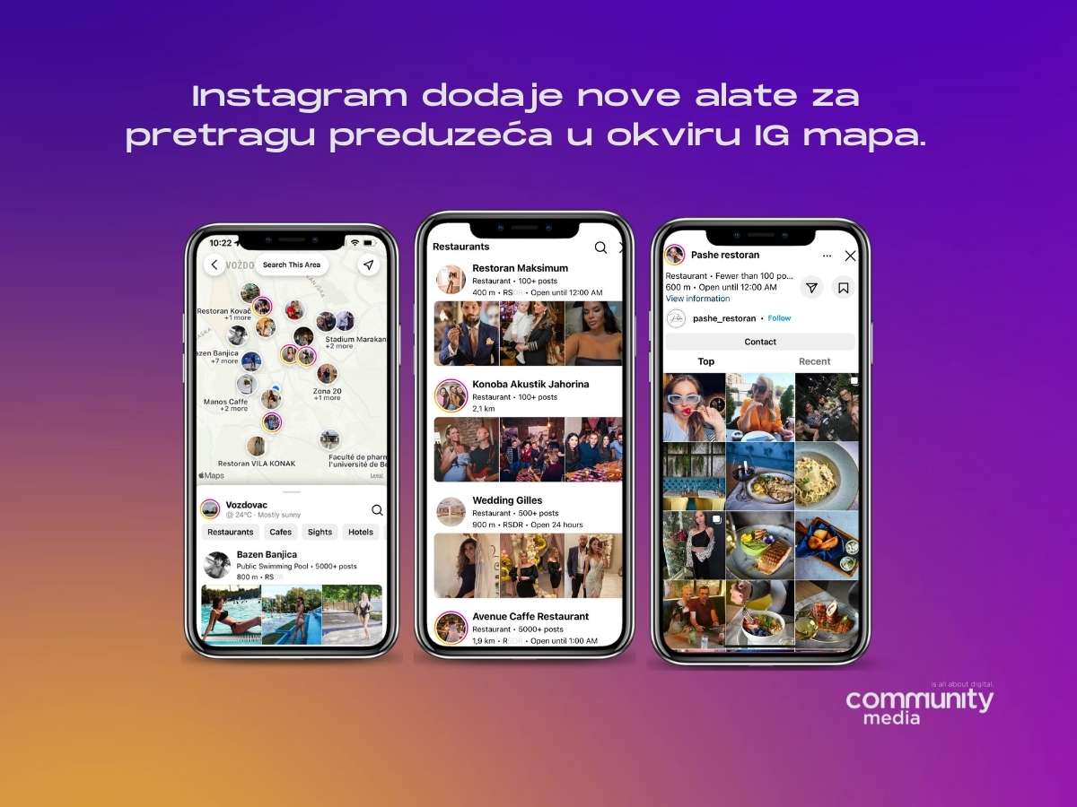 instagram map community media