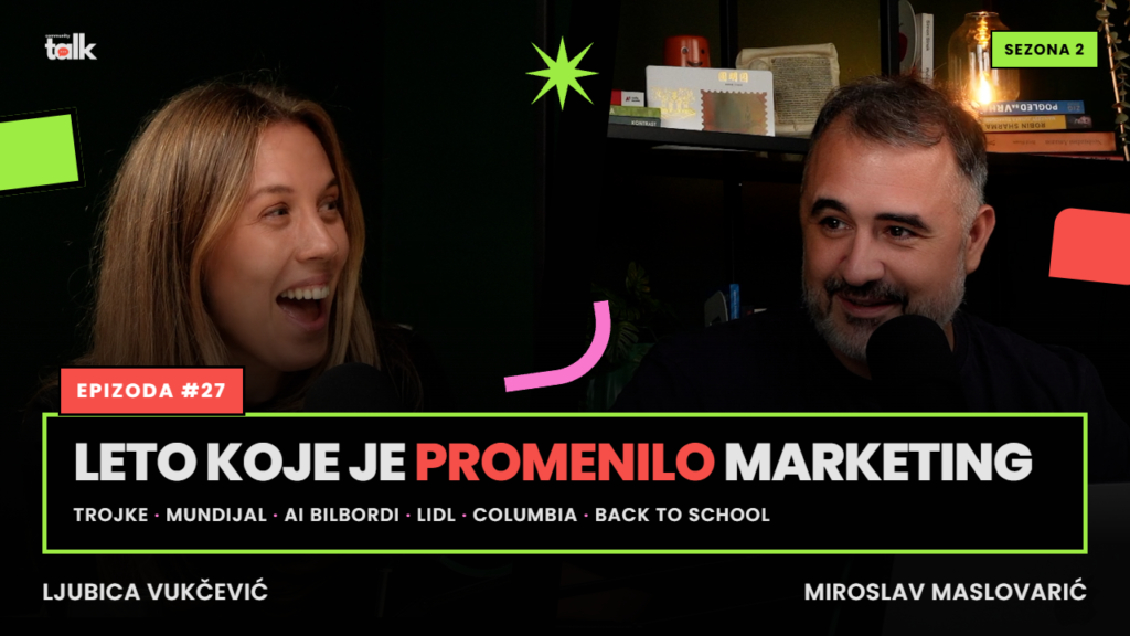 Community Talk epizoda 27, sezona 2 — Leto koje je promenilo marketing, Ljubica Vukčević i Miroslav Maslovarić